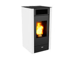 Cargar imagen en el visor de la galería, Estufa de pellet 12kW blanco Stove Canadian