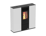 Cargar imagen en el visor de la galería, Estufa de pellet de pasillo 10kW blanco Stove